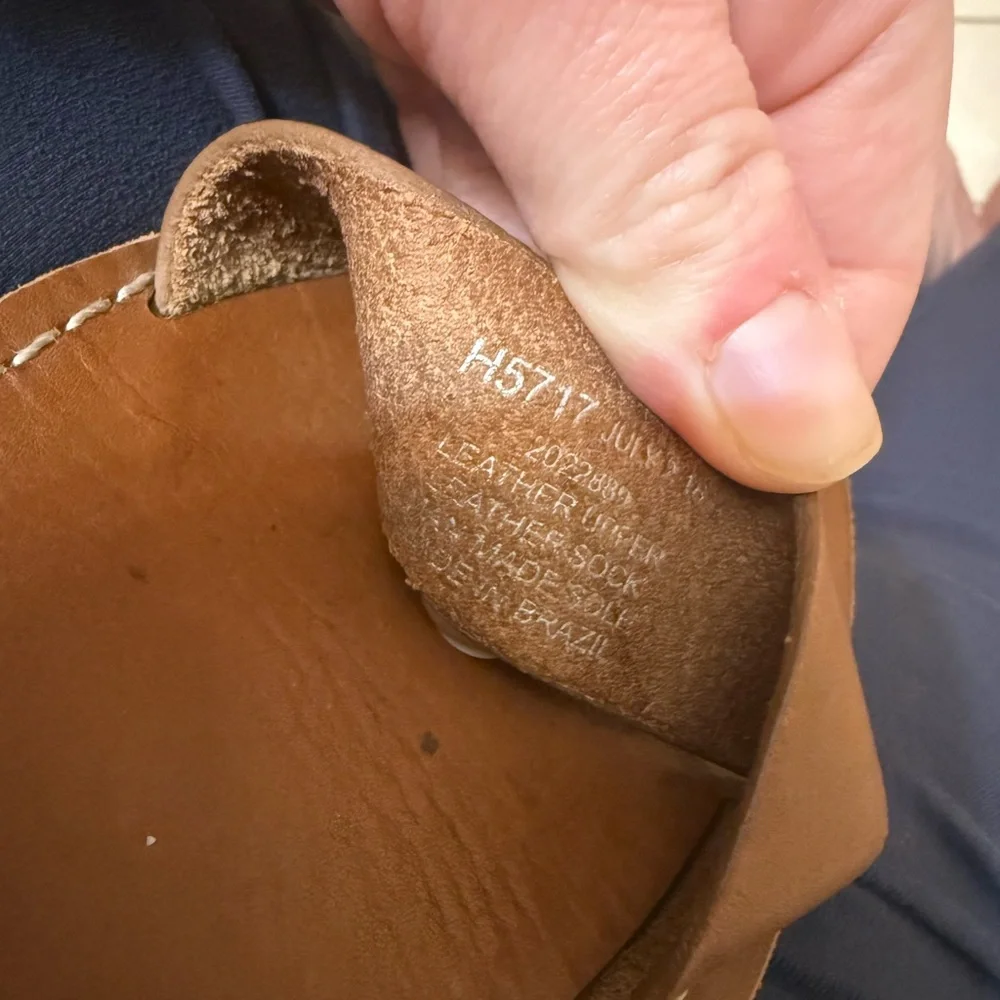Madewell | Tan Leather Sandals Size 6